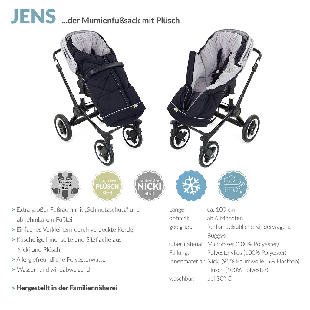 JENS der klassische Mumienfußsack