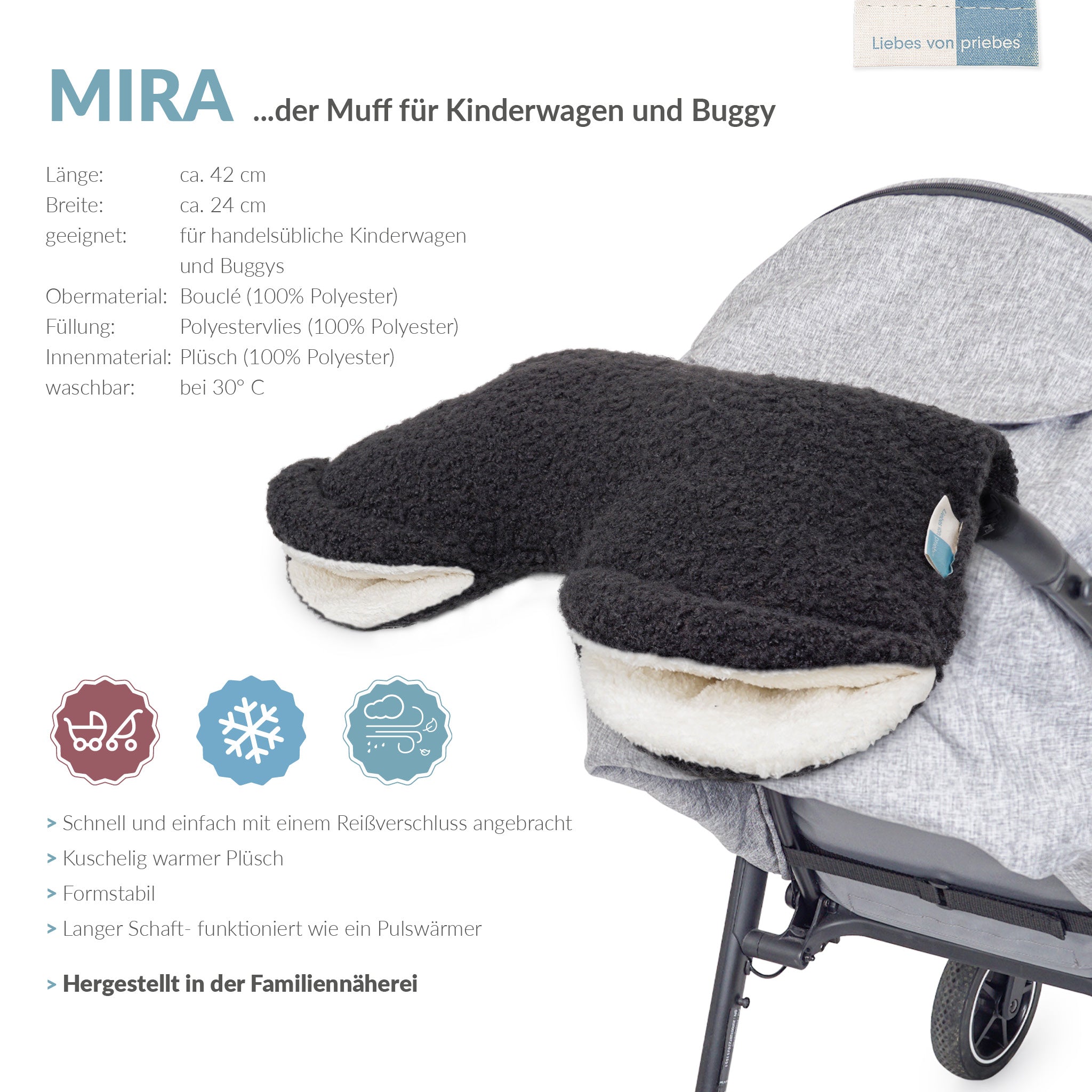 MIRA der großzügige Handwärmer