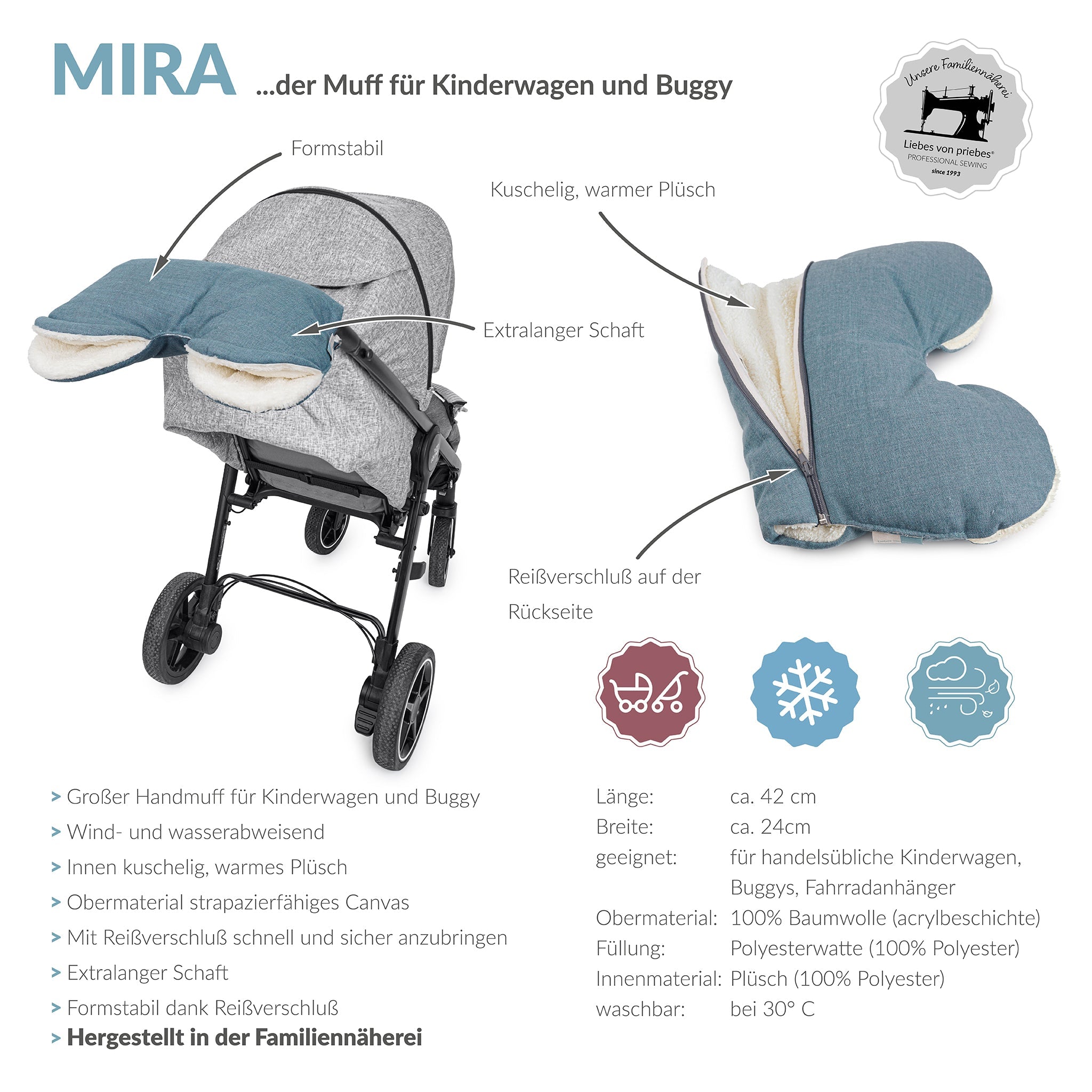 MIRA der großzügige Handwärmer