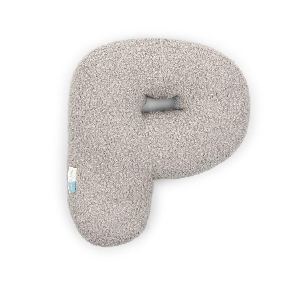 Buchstabe bouclè natur